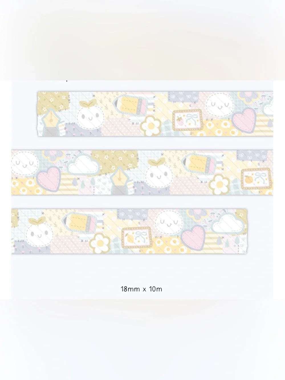 TheCoffeeMonsterzCo Patchwork: Funky Spring Washi Tape - 18mm
